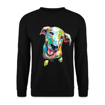 PD Moreno Puppy coloré - Sweat-shirt Unisexe - noir - Devant - Alina (178cm) & Michal (187cm)