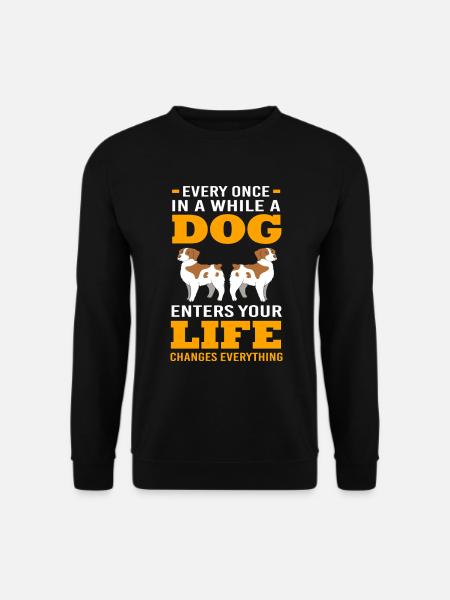 Brittany Dog Brittany Dog - Unisex Sweatshirt - black