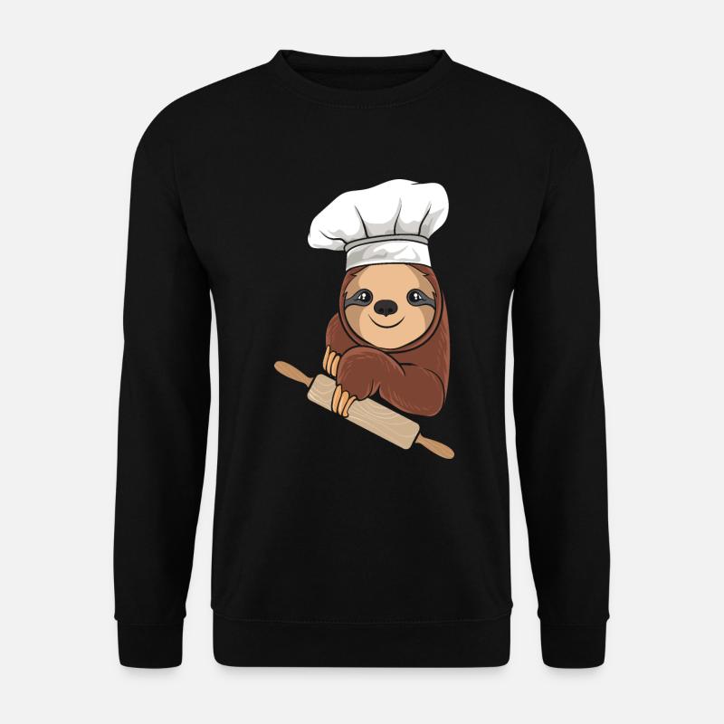 Sloth Baker - Cuisson - Sweat-shirt Unisexe - noir