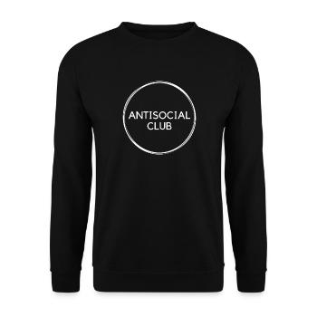 Club antisocial - Sweat-shirt Unisexe - noir - Devant - Alina (178cm) & Michal (187cm)