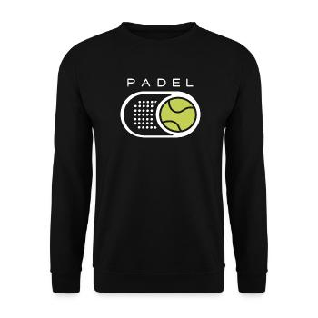 Joueur de Padel Padel Club Paddle Padel Tennis - Sweat-shirt Unisexe - noir - Devant - Alina (178cm) & Michal (187cm)