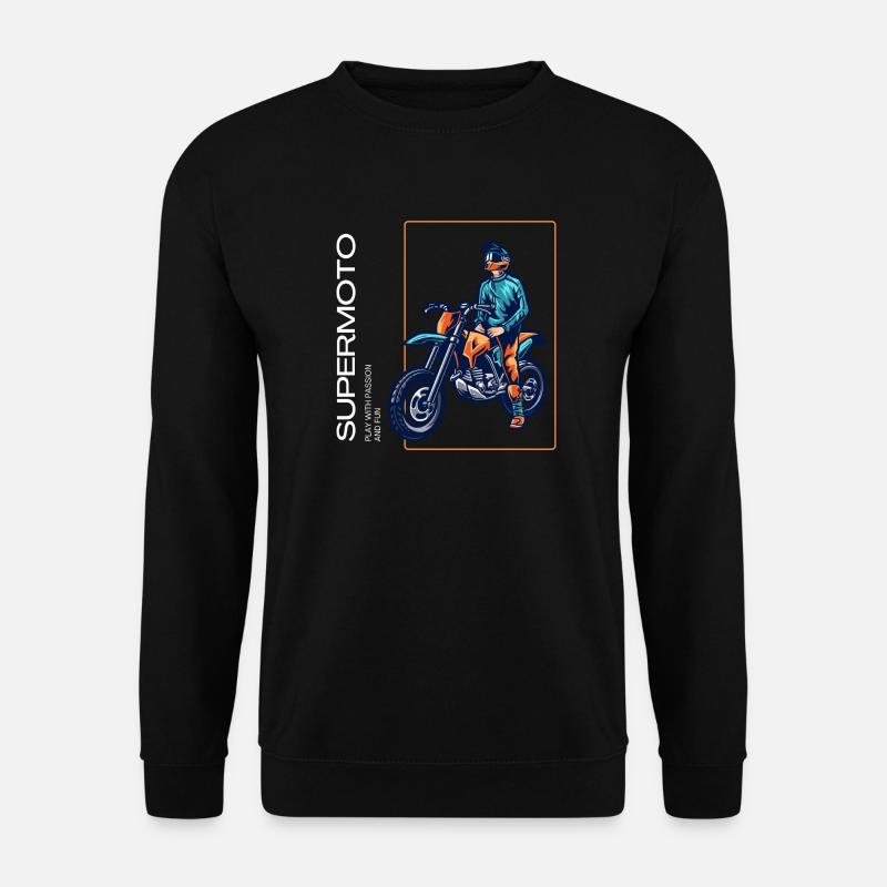 Supermoto - Unisex Pullover - Schwarz