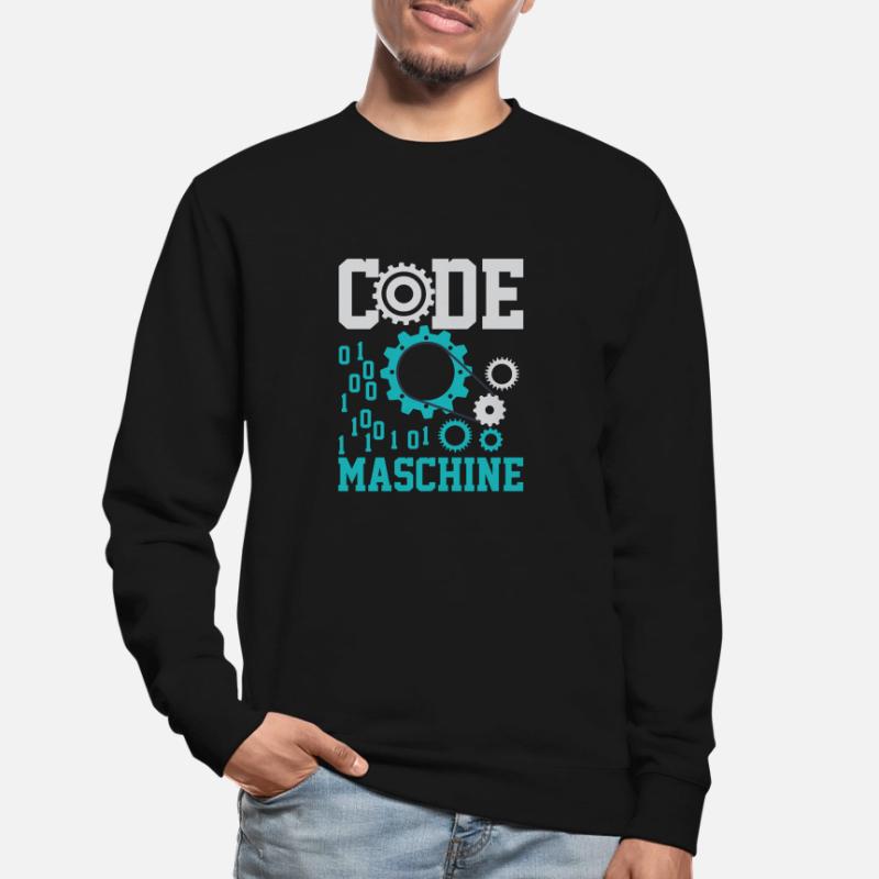 Code Machine Computer Nerd Computer Scientist Shirt Unisex Sweatshirt