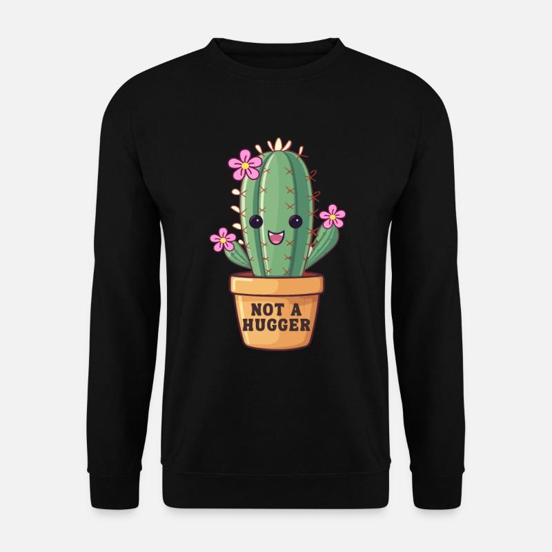 Kein Umarmer - Unisex Pullover - Schwarz