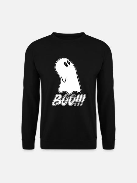 Geist Halloween Boo - Unisex Pullover - Schwarz