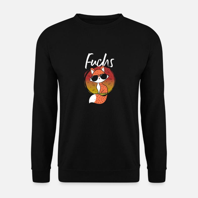 renard - Sweat-shirt Unisexe - noir