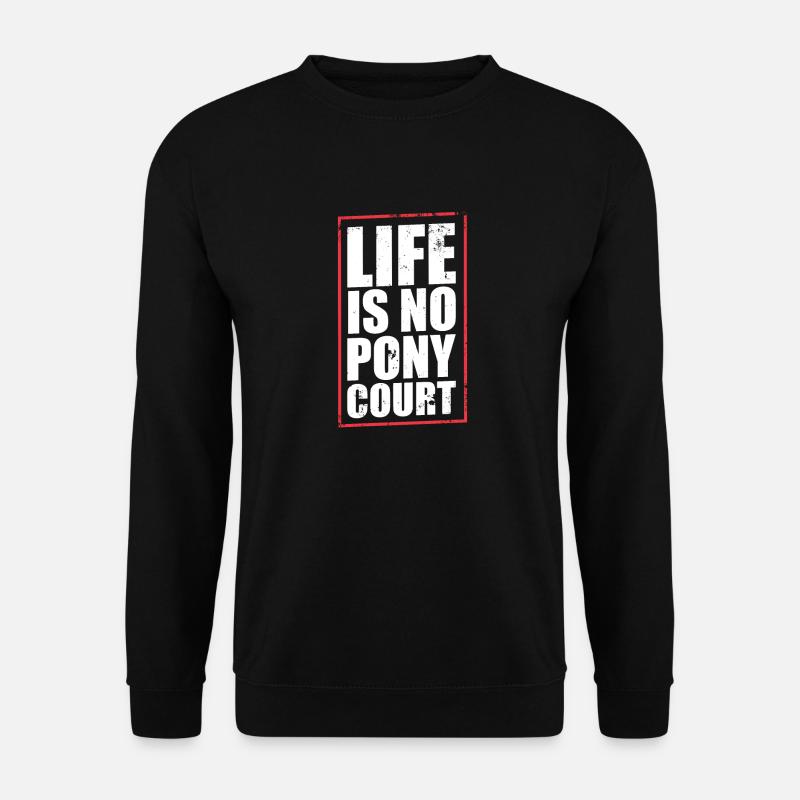 Denglisch Spruch - Unisex Pullover - Schwarz