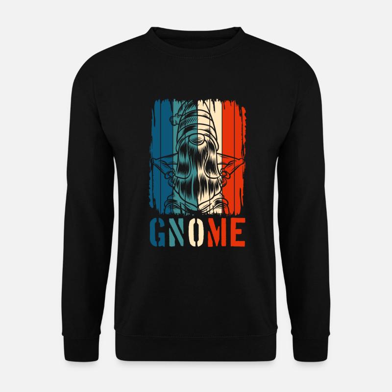 Dwarf Gnome Gardener - Unisex Sweatshirt - black