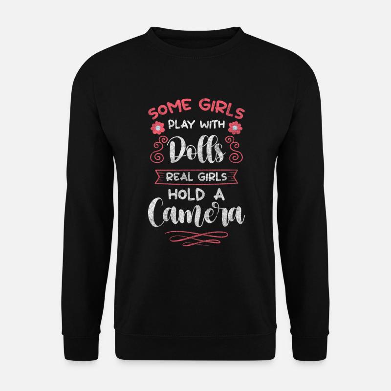 Camera Photo SLR Camera Photo Shoot - Unisex Sweatshirt - black