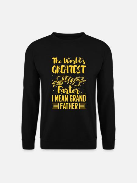 Großeltern Großvater Baby - Unisex Pullover - Schwarz