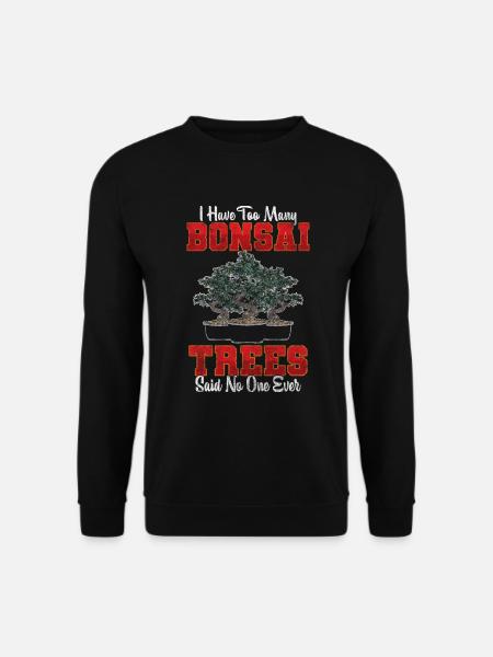 Bonsai Gärtner Entspannung Garten - Unisex Pullover - Schwarz