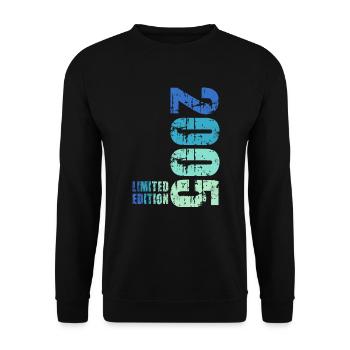 20th Birthday Class 2005 - Unisex Sweatshirt - black - Front - Alina (178cm) & Michal (187cm)