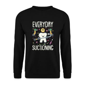 Dental Assistant Dental Assistant - Unisex Sweatshirt - black - Front - Alina (178cm) & Michal (187cm)
