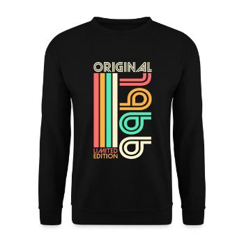 1966 Cadeau d’anniversaire Vintage Vintage Rétro - Sweat-shirt Unisexe - noir - Devant - Alina (178cm) & Michal (187cm)