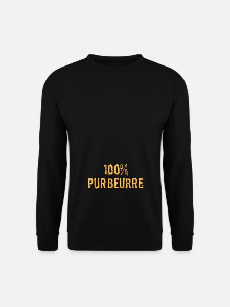 100% pur beurre - Sweat-shirt Unisexe - noir