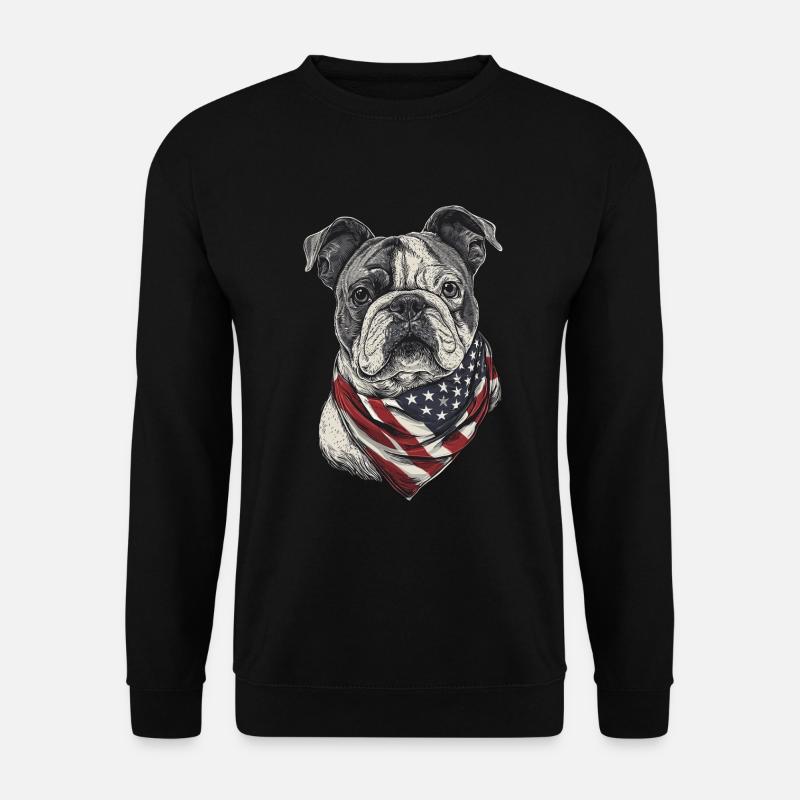 Bulldogge - Unisex Pullover - Schwarz