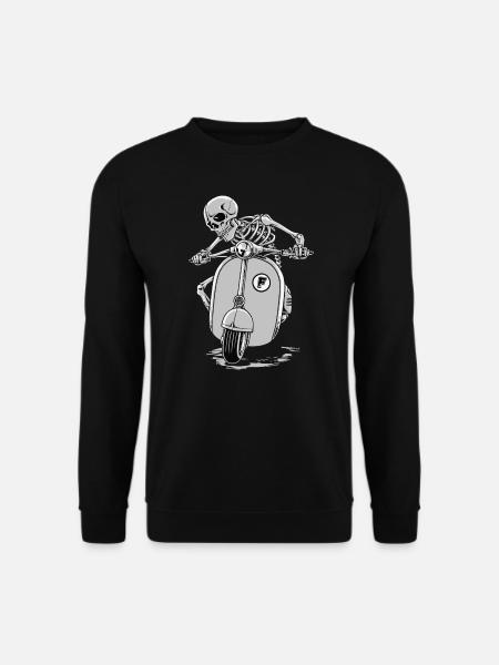 Moto-kranium - Unisex sweater - sort