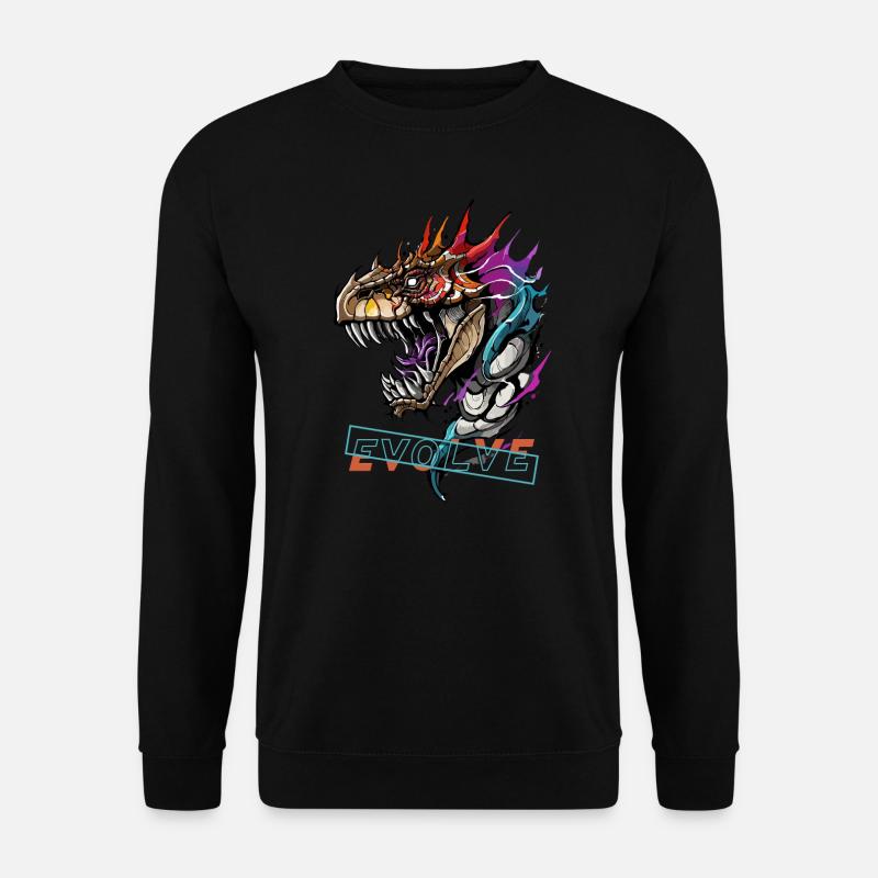 Dragon's Evolution Roar - Unisex Sweatshirt - black