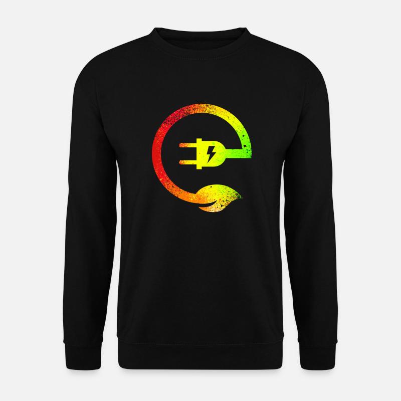 Electric Powered E-Bike E-Mobility - Unisex Sweatshirt - black
