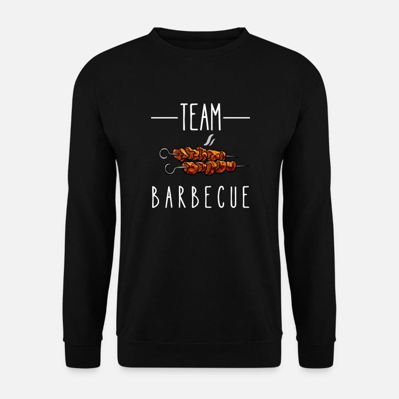 team barbecue - Sweat-shirt Unisexe - noir