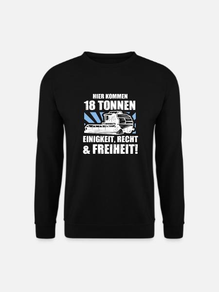 Mähdrescher Demo Outfit für Bauern - Unisex Pullover - Schwarz