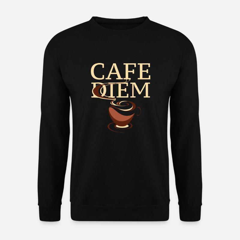 Cafe Diem - Unisex Sweatshirt - black