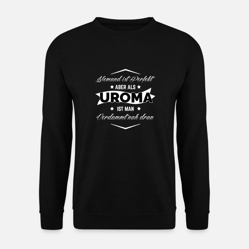 UROMA PERFEKT - Unisex Pullover - Schwarz
