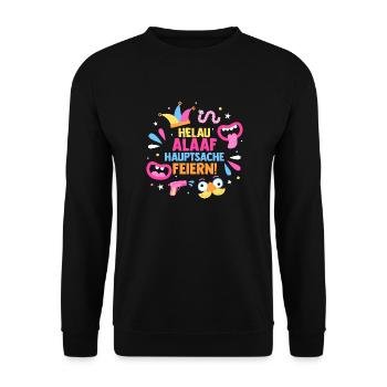 Carnival Costume Carnival - Unisex Sweatshirt - black - Front - Alina (178cm) & Michal (187cm)