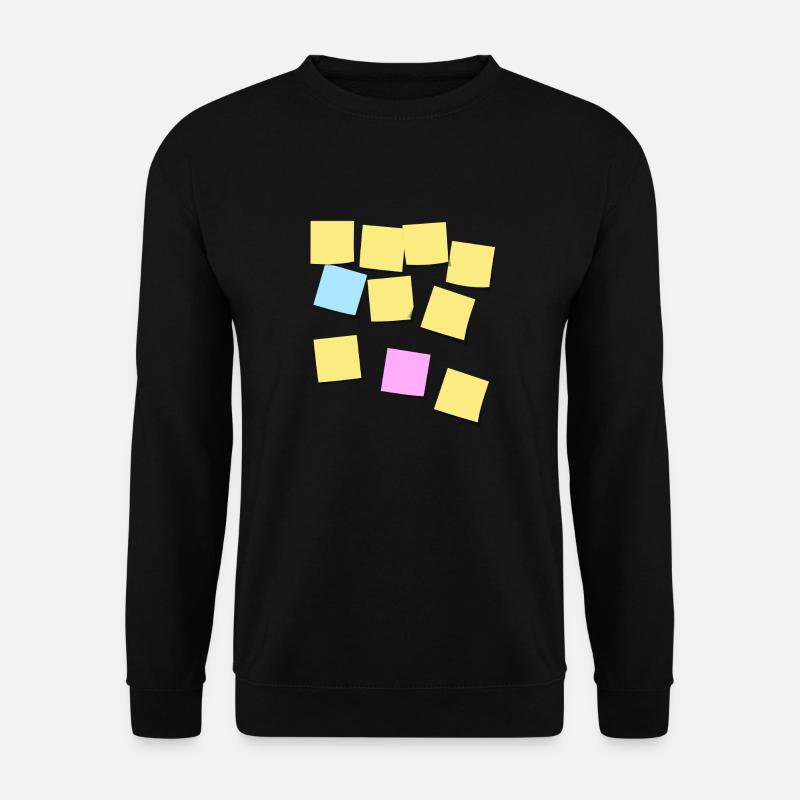 Postit notes - Unisex Sweatshirt - black