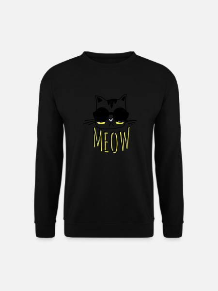 Cool Cat - Unisex Sweatshirt - black