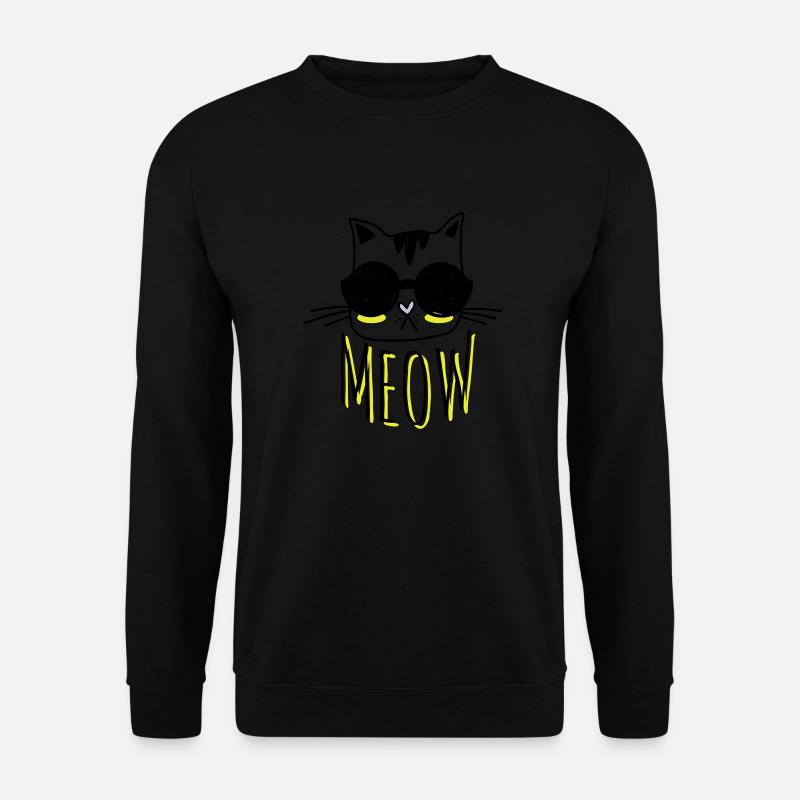 Cool Cat - Unisex Sweatshirt - black