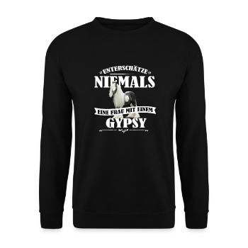 UN Gypsy - Unisex Pullover - Schwarz - Vorne - Alina (178cm) & Michal (187cm)