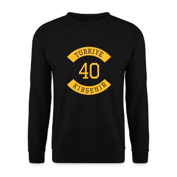 turkiye_40 - Unisex Pullover - Schwarz - Vorne - Alina (178cm) & Michal (187cm)