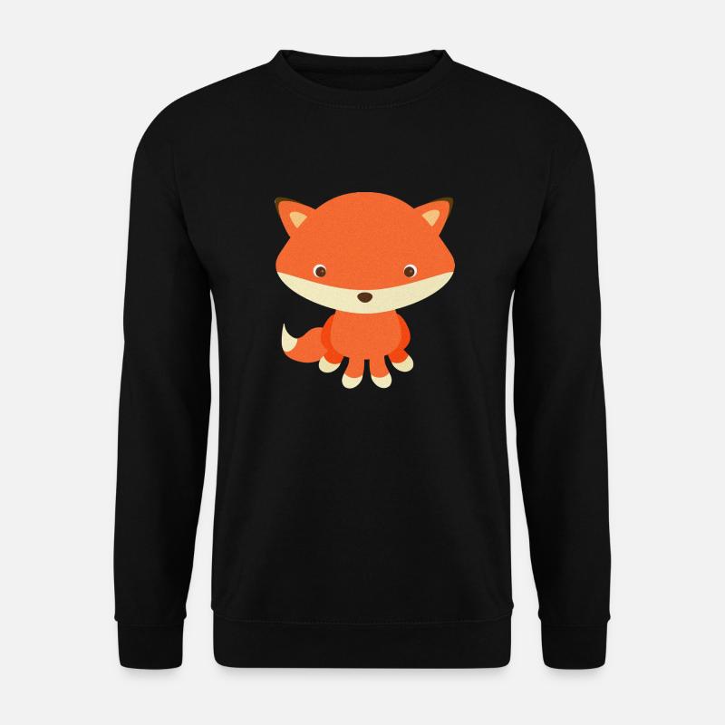 Fuchs - Unisex Pullover - Schwarz