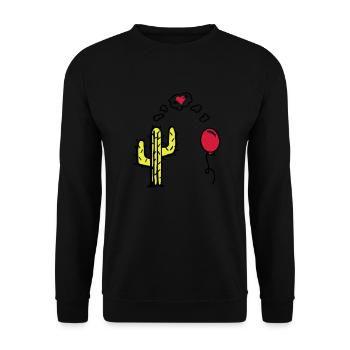 unstoppable love - Sweat-shirt Unisexe - noir - Devant - Alina (178cm) & Michal (187cm)