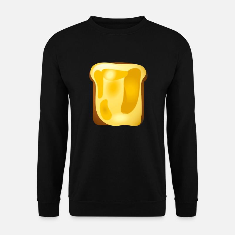 Smiley Toast - Unisex Pullover - Schwarz