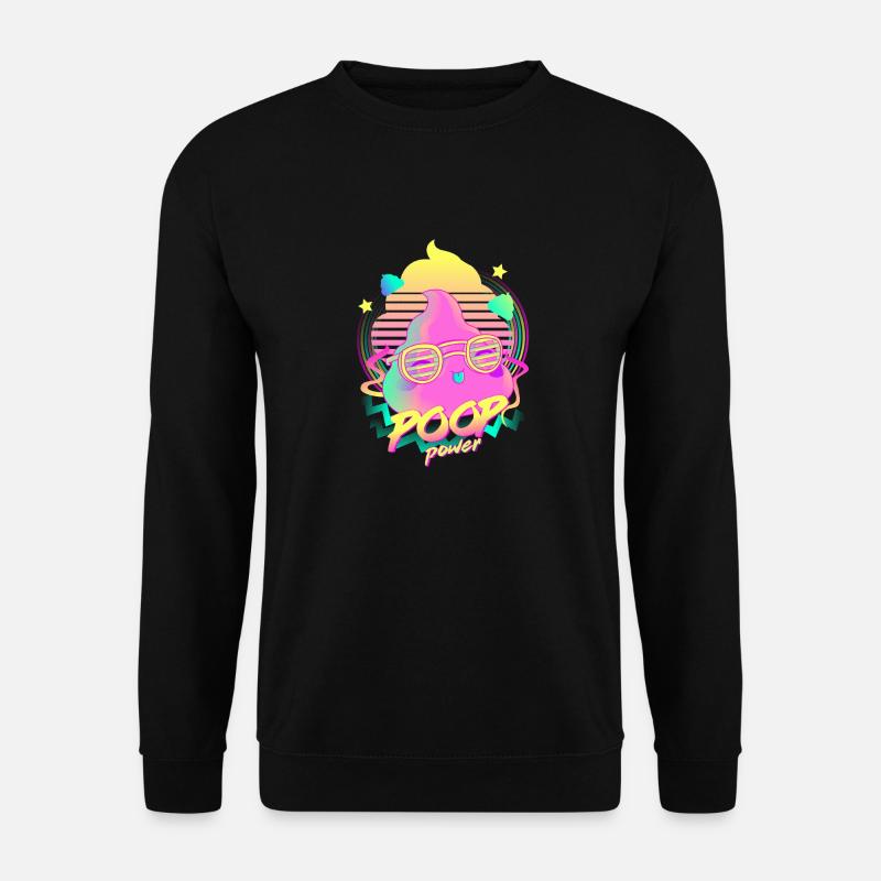 Poop Power - Unisex Pullover - Schwarz