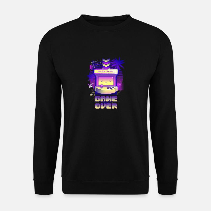 Retro-Spiel vorbei - Unisex Pullover - Schwarz