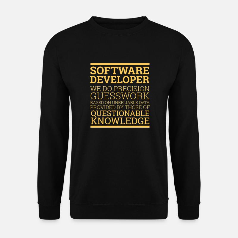 « Software Developer » | Programmeurs - Sweat-shirt Unisexe - noir