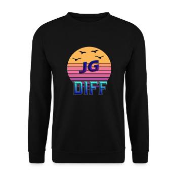 Mid,Supp,Adc,Top,Jgl,Jg Diff,Difference Legends - Unisex Pullover - Schwarz - Vorne - Alina (178cm) & Michal (187cm)