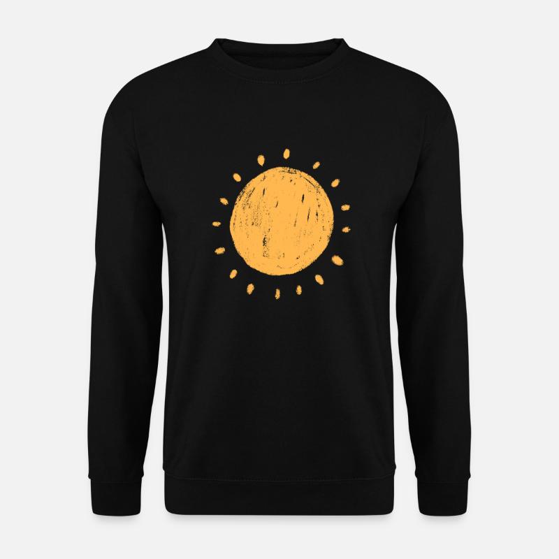 Sonne - Unisex Pullover - Schwarz
