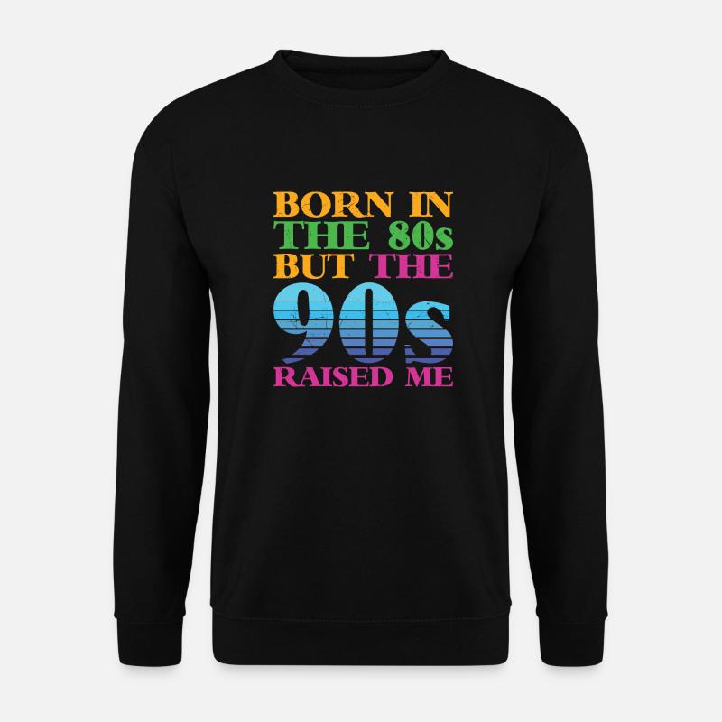 90er Jahre Neunziger Mottoparty Retro - Unisex Pullover - Schwarz