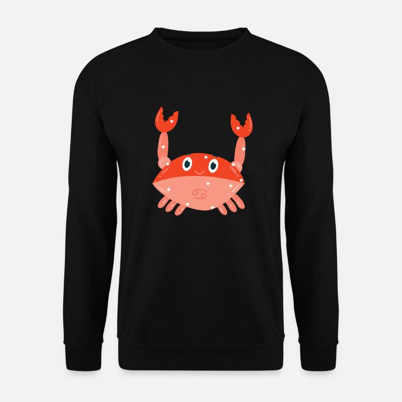 Krebs Sternzeichen - Unisex Pullover - Schwarz