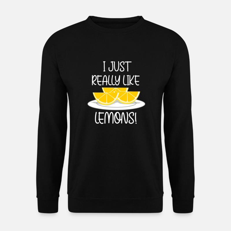 Limonade Agrumes Citron Summer - Sweat-shirt Unisexe - noir