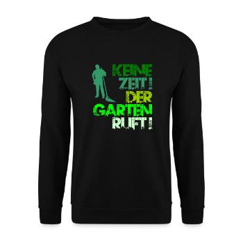 Gärtner Geschenk Keine Zeit Der Garten Ruft Vintag - Sweat-shirt Unisexe - noir - Devant - Alina (178cm) & Michal (187cm)