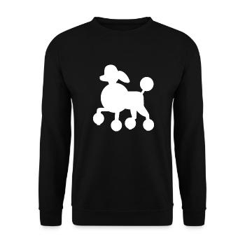 CHIEN CHAT ANIMAL DE COMPAGNIE - Sweat-shirt Unisexe - noir - Devant - Alina (178cm) & Michal (187cm)