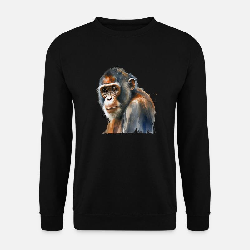 monkey - Unisex Pullover - Schwarz