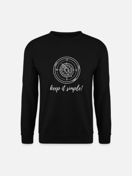 Compass holiday keep it simple - Unisex Sweatshirt - black