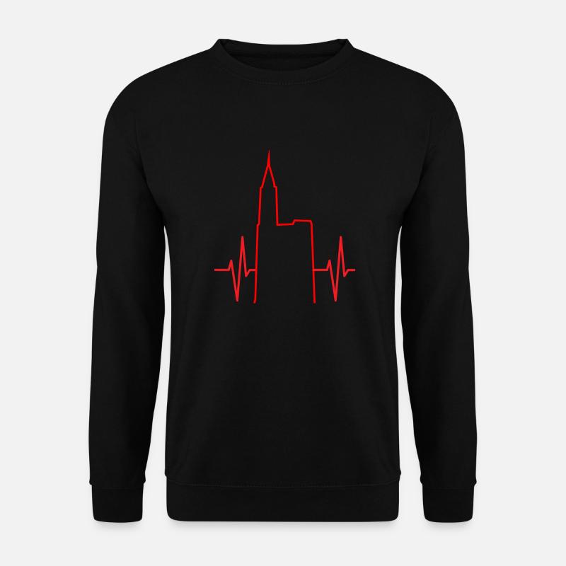 Cardio Strasbourg #tshirtalsace - Unisex Pullover - Schwarz