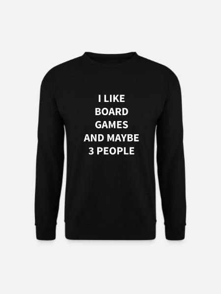 Boardgame Chess Backgammon Game Night - Unisex Sweatshirt - black